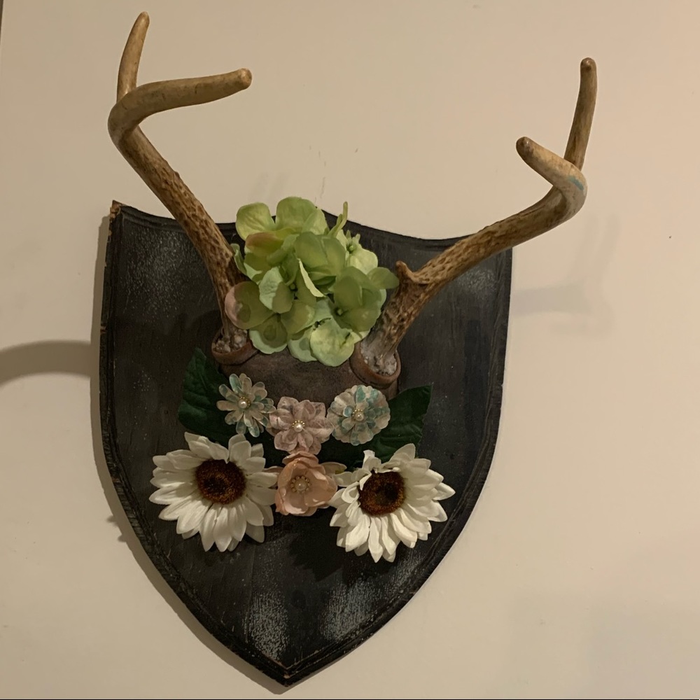 Custom made antler decor